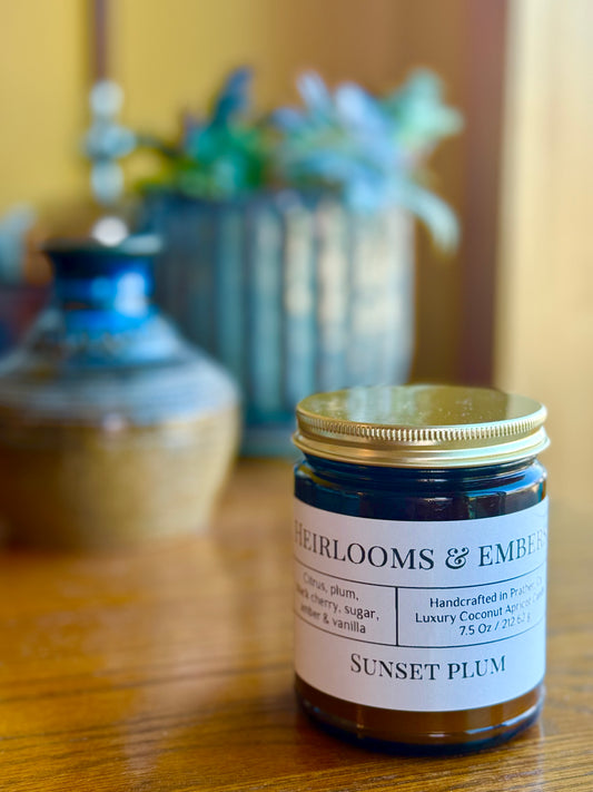 Sunset Plum Candle (7.5 oz)